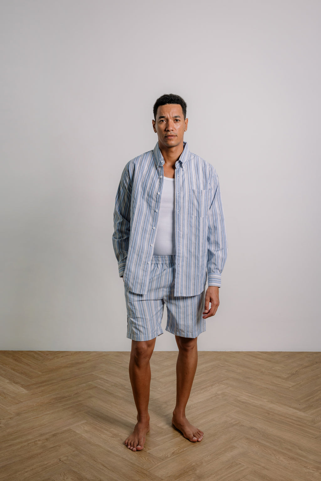 Oscar Shirt in Coastal Mist