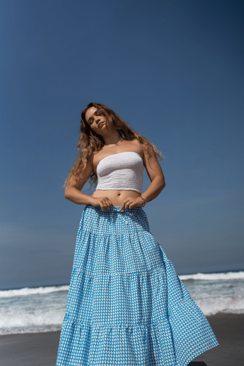 Native Skirt in Blue Nique