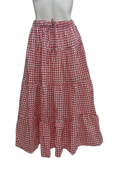 Native Skirt in Barbados Cherry Nique