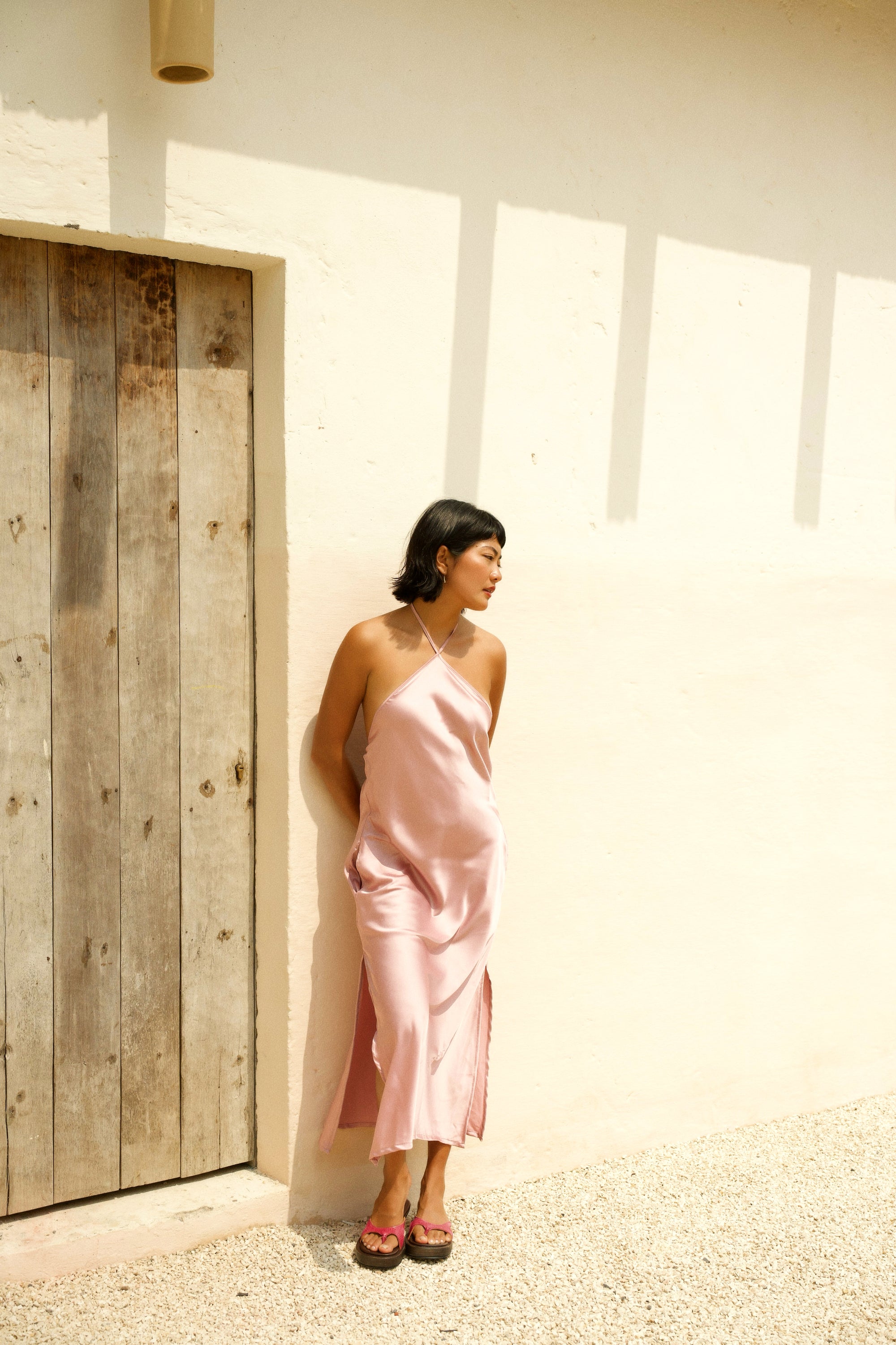 Lenora Dress in Mauve