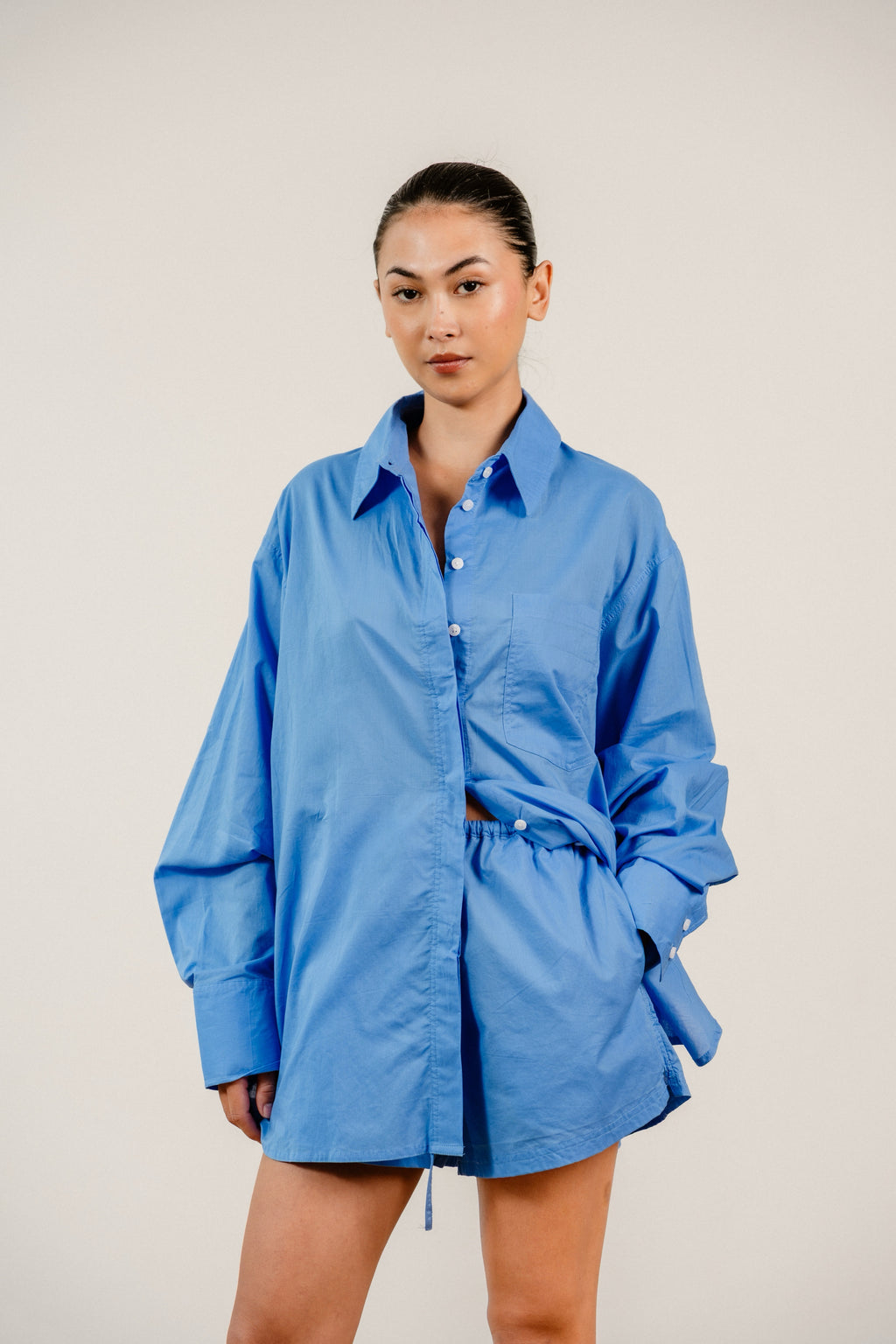 Winnie Shirt in Marine Blue
