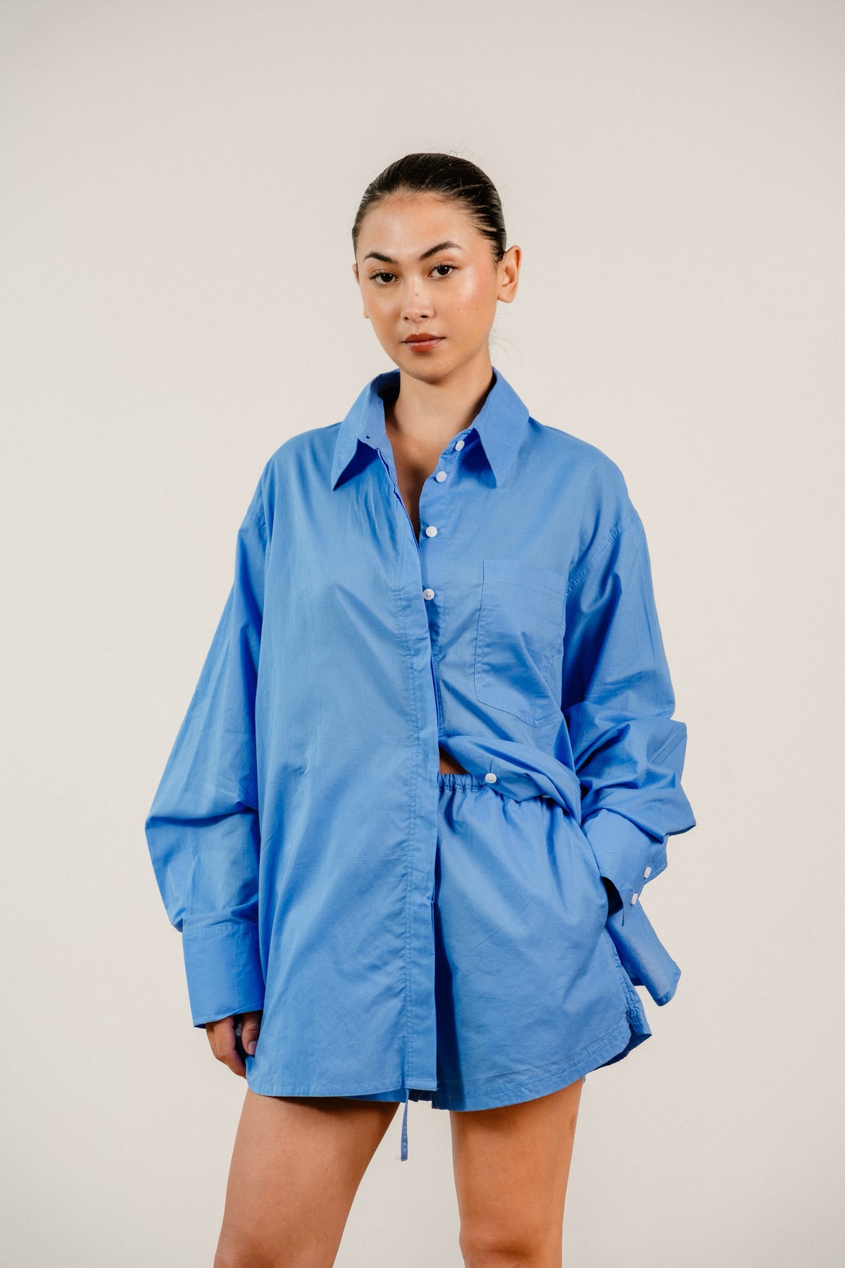 Winnie Shirt in Marine Blue