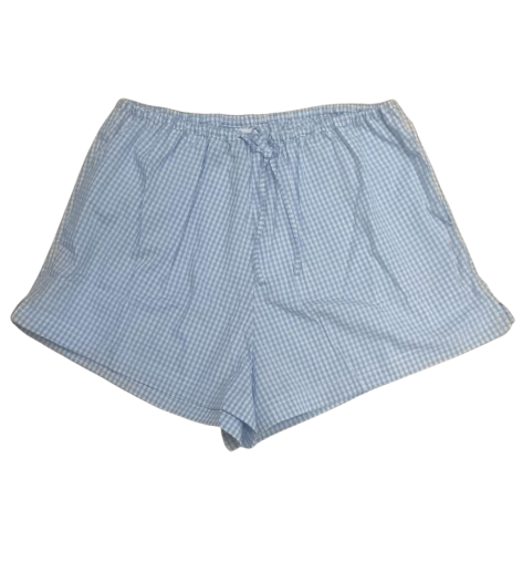 Winnie Shorts in Baby Blue Gingham