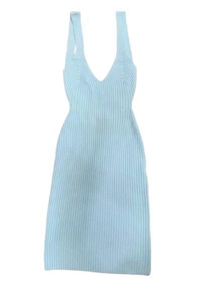 Velaria Dress Knit in Soft Blue