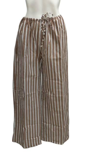 Winnie Pants in Mocha Mousse Stripe