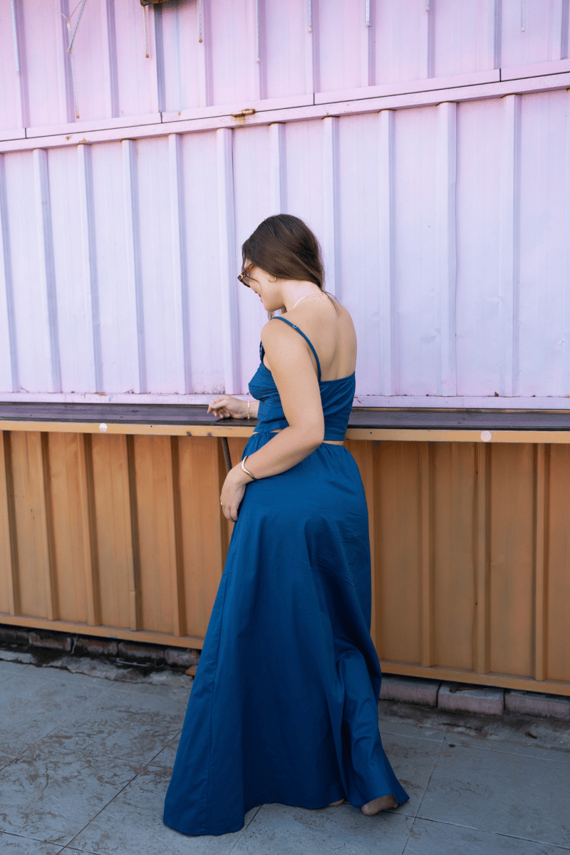 Alice Skirt in Denim Blue