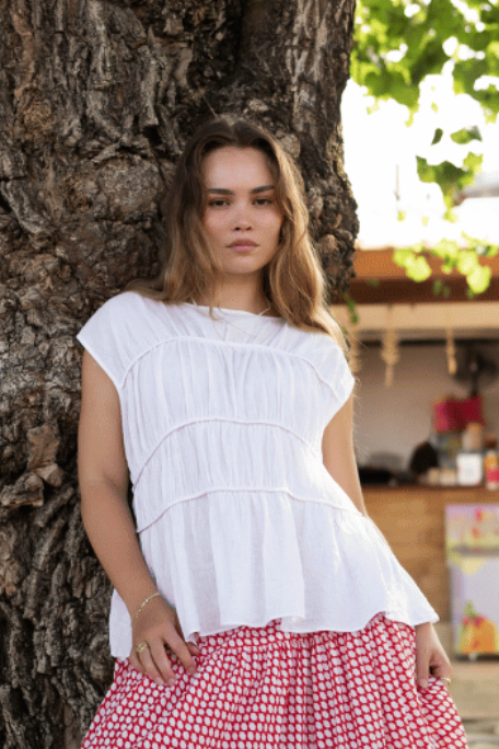 Sky Top in White