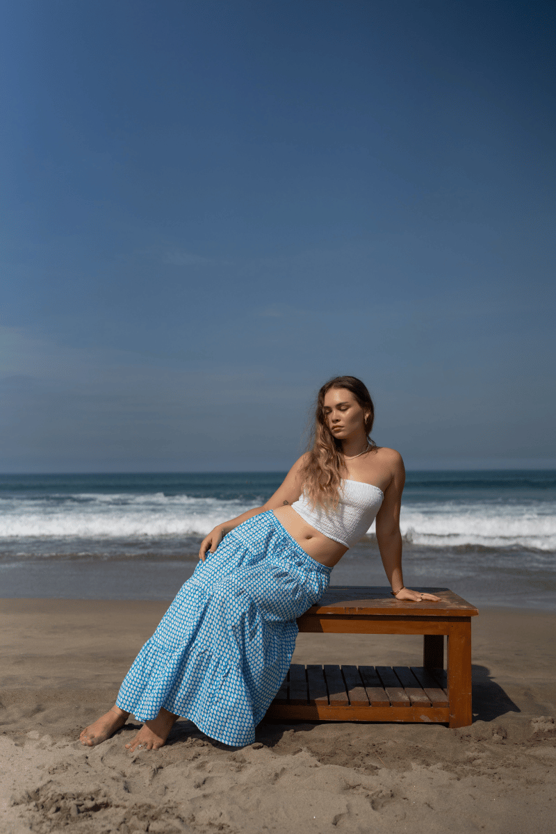 Native Skirt in Blue Nique