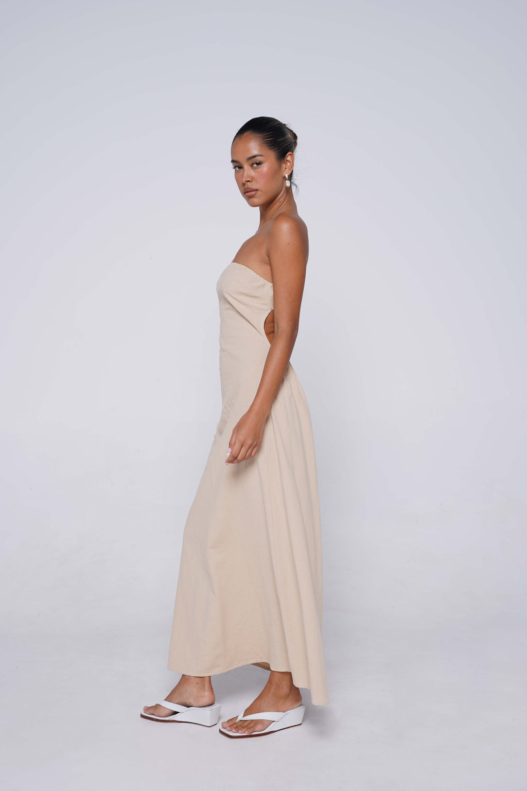 Reef Dress in Latte